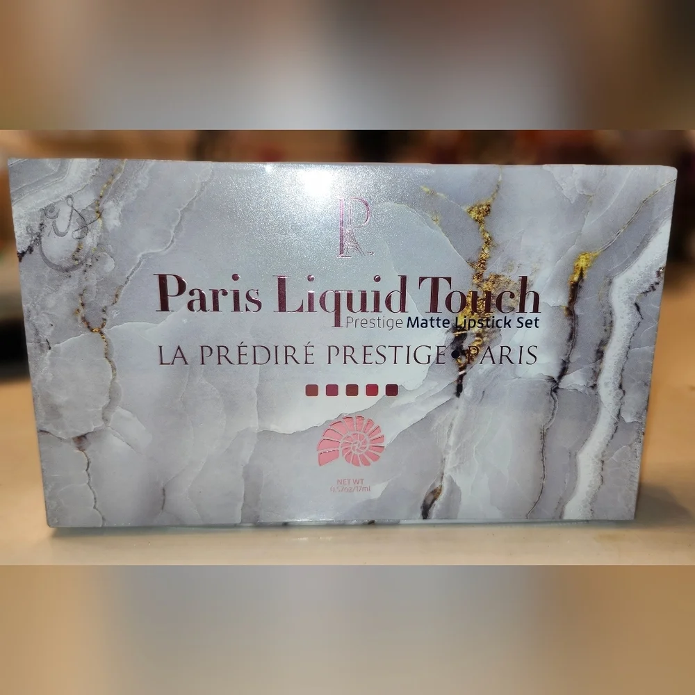 NIB-5PC Paris Liquid Touch Predire Matte Lipsticks Set